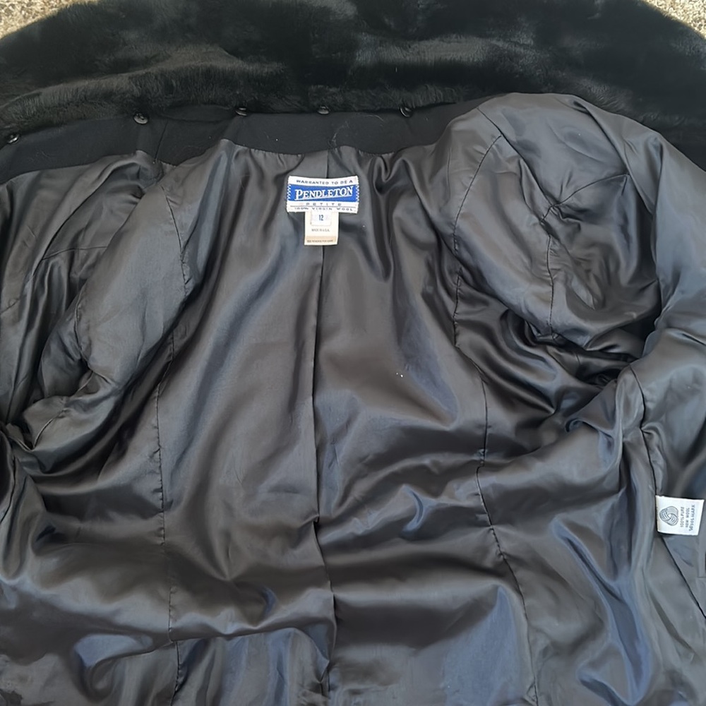 Pendleton Black 100% Virgin Wool Lined Blazer Sui… - image 8